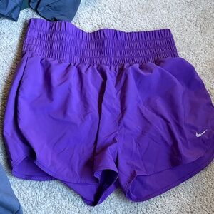 Nike Women's Vibrant Purple Athletic Shorts